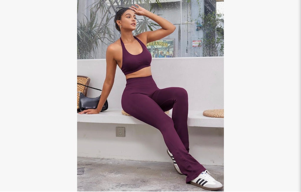 Purple Reign “Flared” Leggings Set