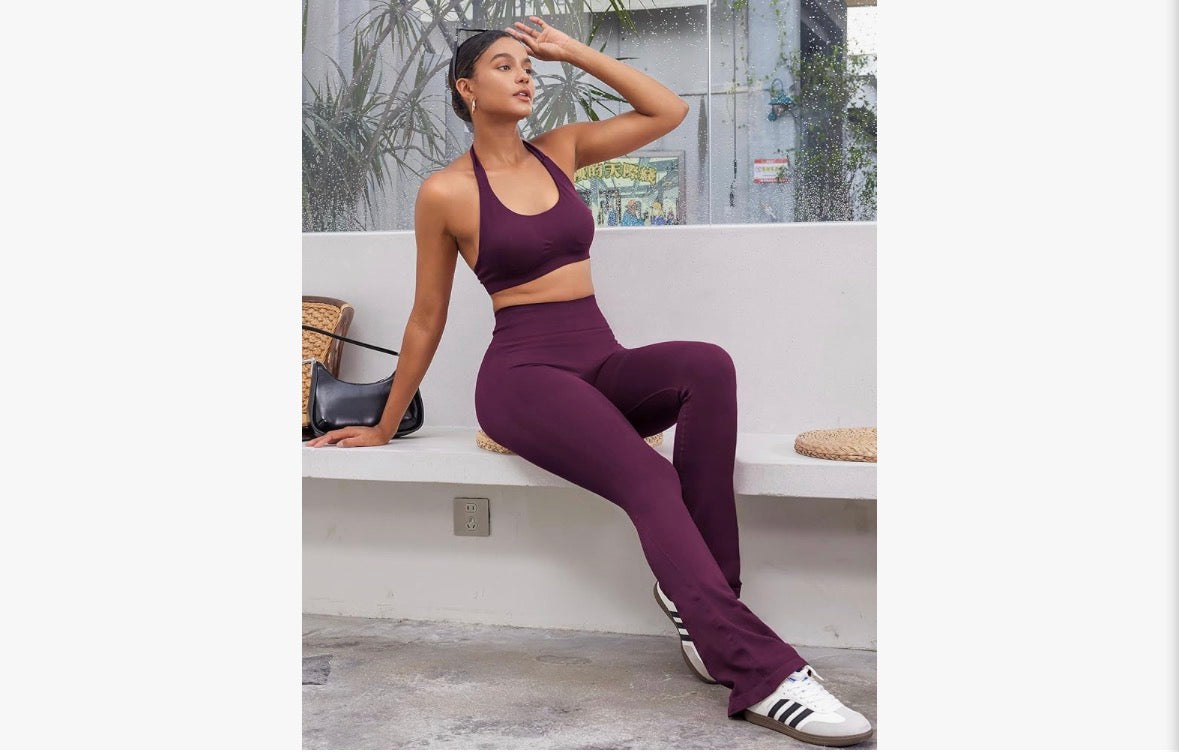 Purple Reign “Flared” Leggings Set