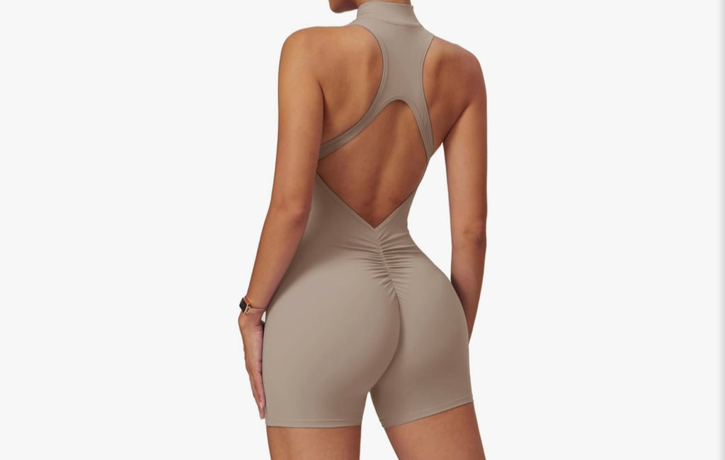 Cloud “ruched” short jumpsuit