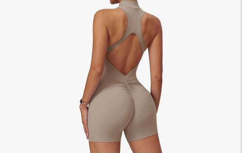 Cloud “ruched” short jumpsuit
