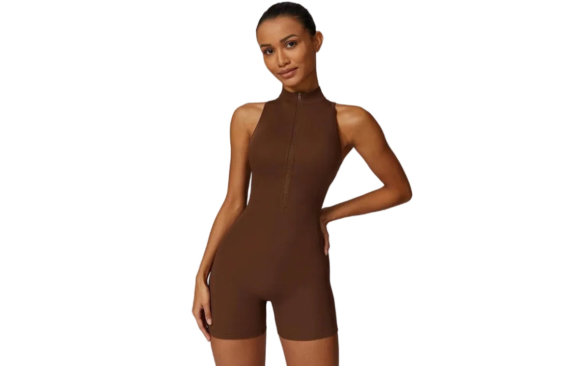 Cloud “ruched” short jumpsuit